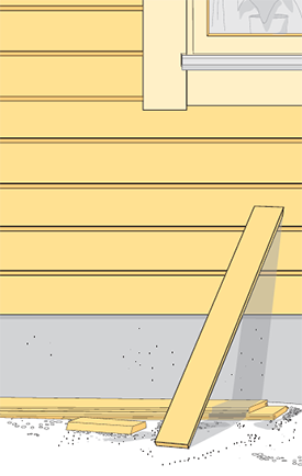 Utvändiga träpaneler