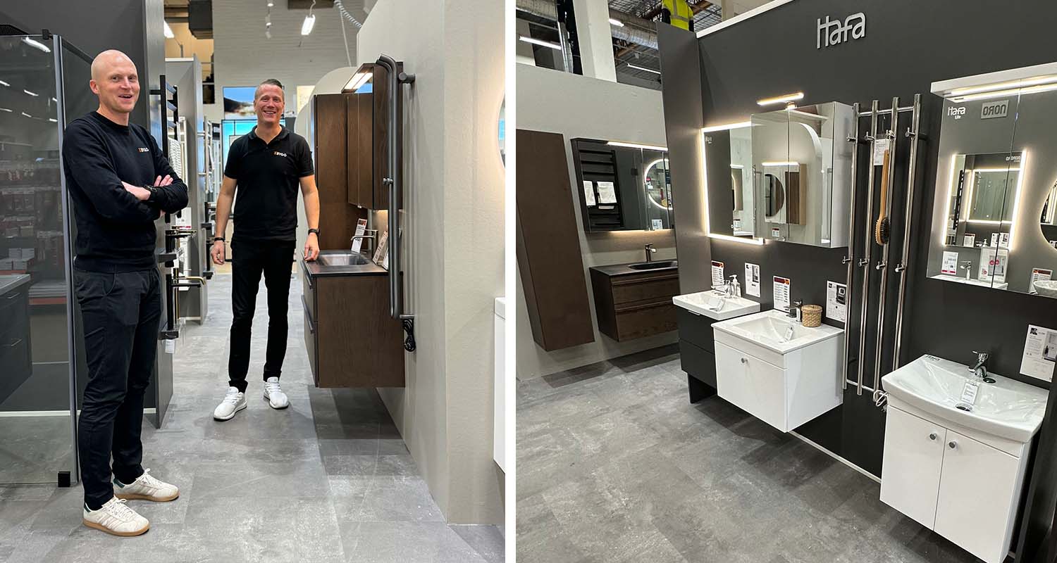 Badrumsavdelningen på K-Bygg Umeå