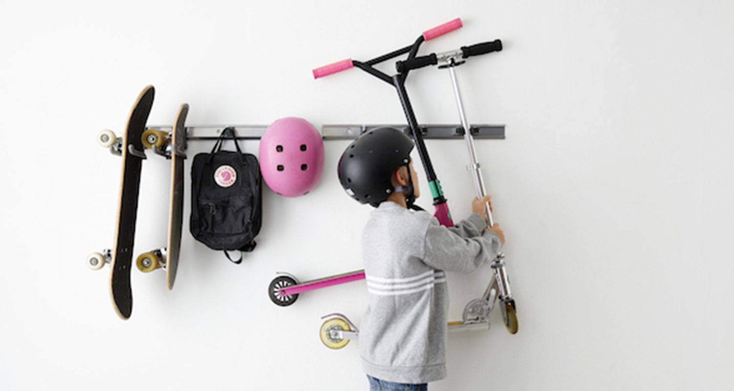 Förvaring av sparkcyklar