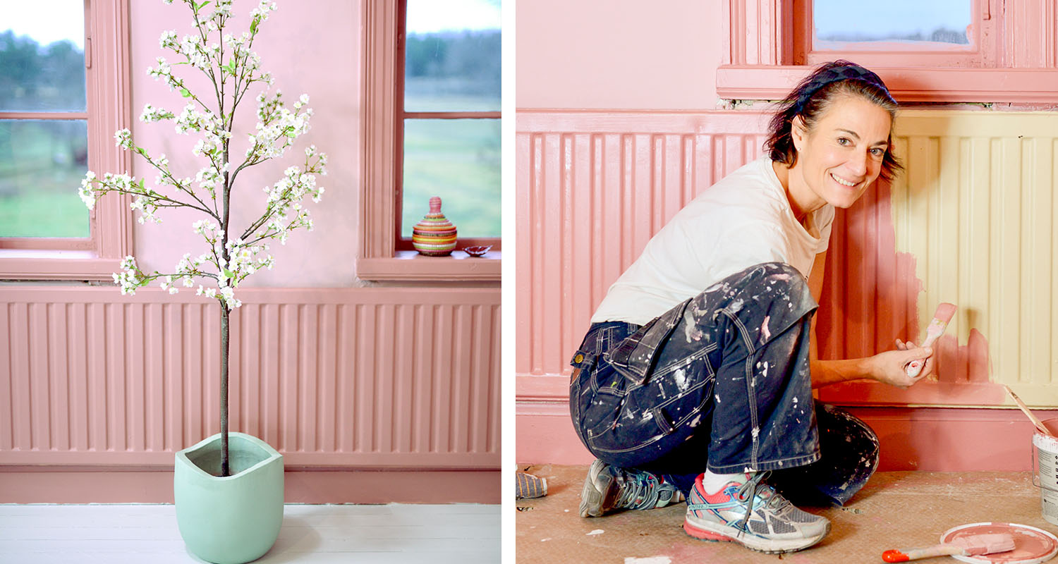 Måla element med elementfärg