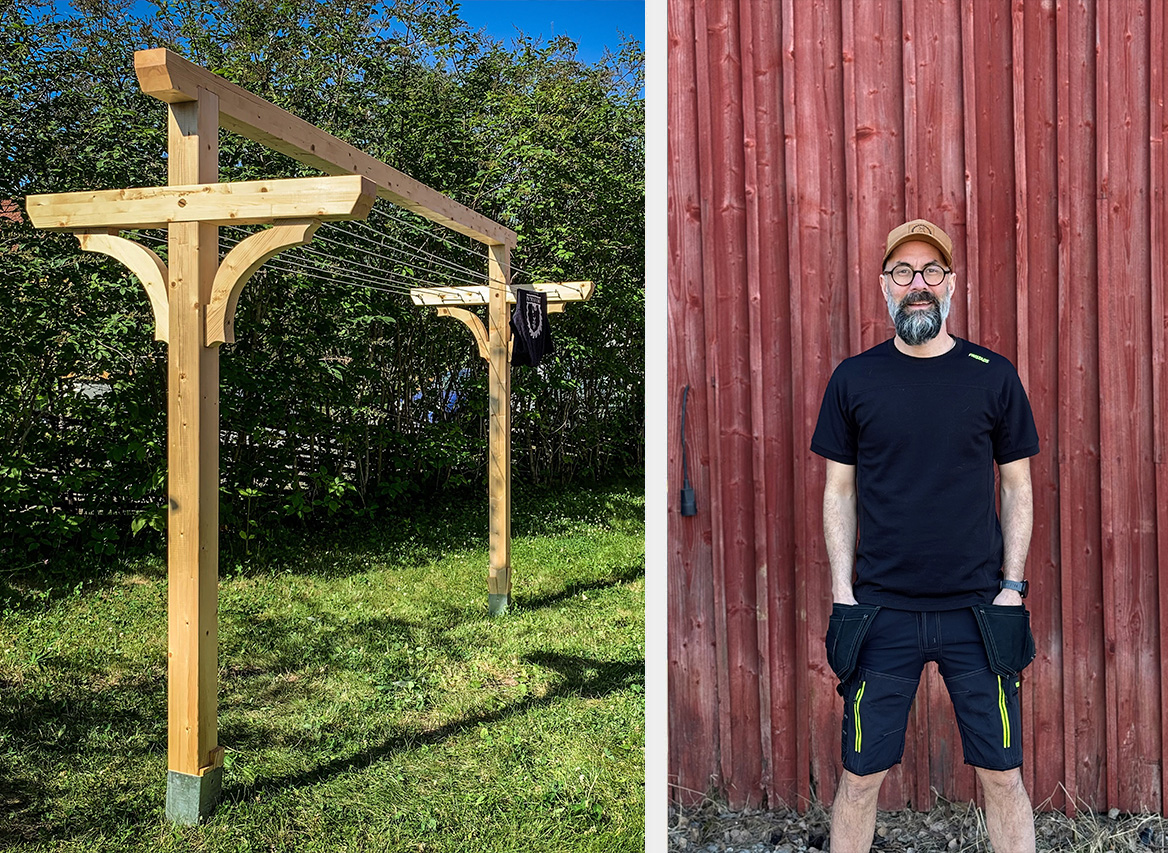 Bygga torkställning