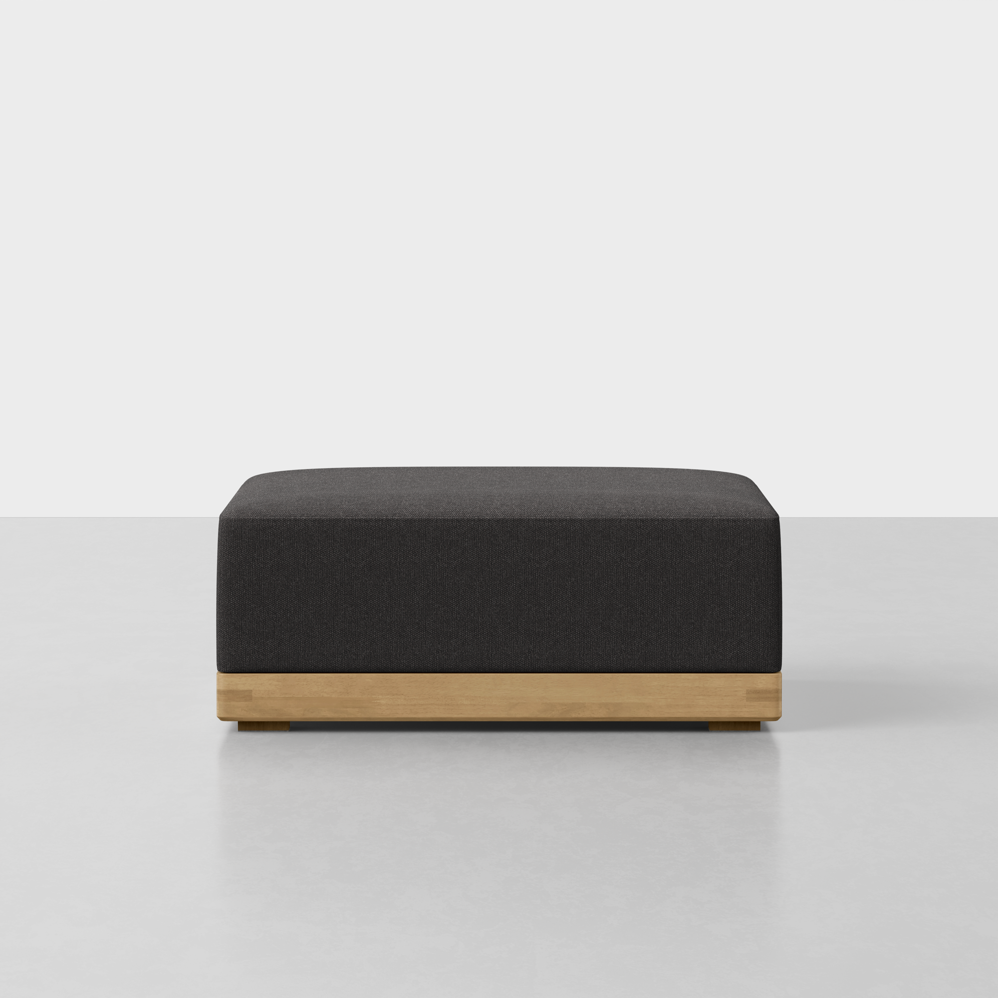 Carbon / Oak / Ottoman
