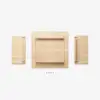 Pillar Coffee Table - Square / Natural - 7