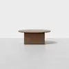 Pillar Coffee Table - Round / Walnut - 3