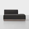 Essential Sectional Module (Right Arm Island / Carbon / Grey) - Front