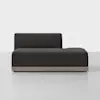Essential Sectional Module (Right Arm Island / Carbon / Grey) - Front