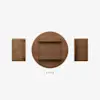 Pillar Coffee Table - Round / Walnut - 7