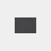 A rectangular sheet of dark gray felt is centered on a plain light gray background.