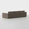 Signature Storage Sectional (3 Seat / Mocha) - Back Angled