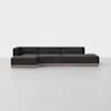 Essential Island Chaise Sectional - Left Arm Chaise / Carbon / Grey - 1