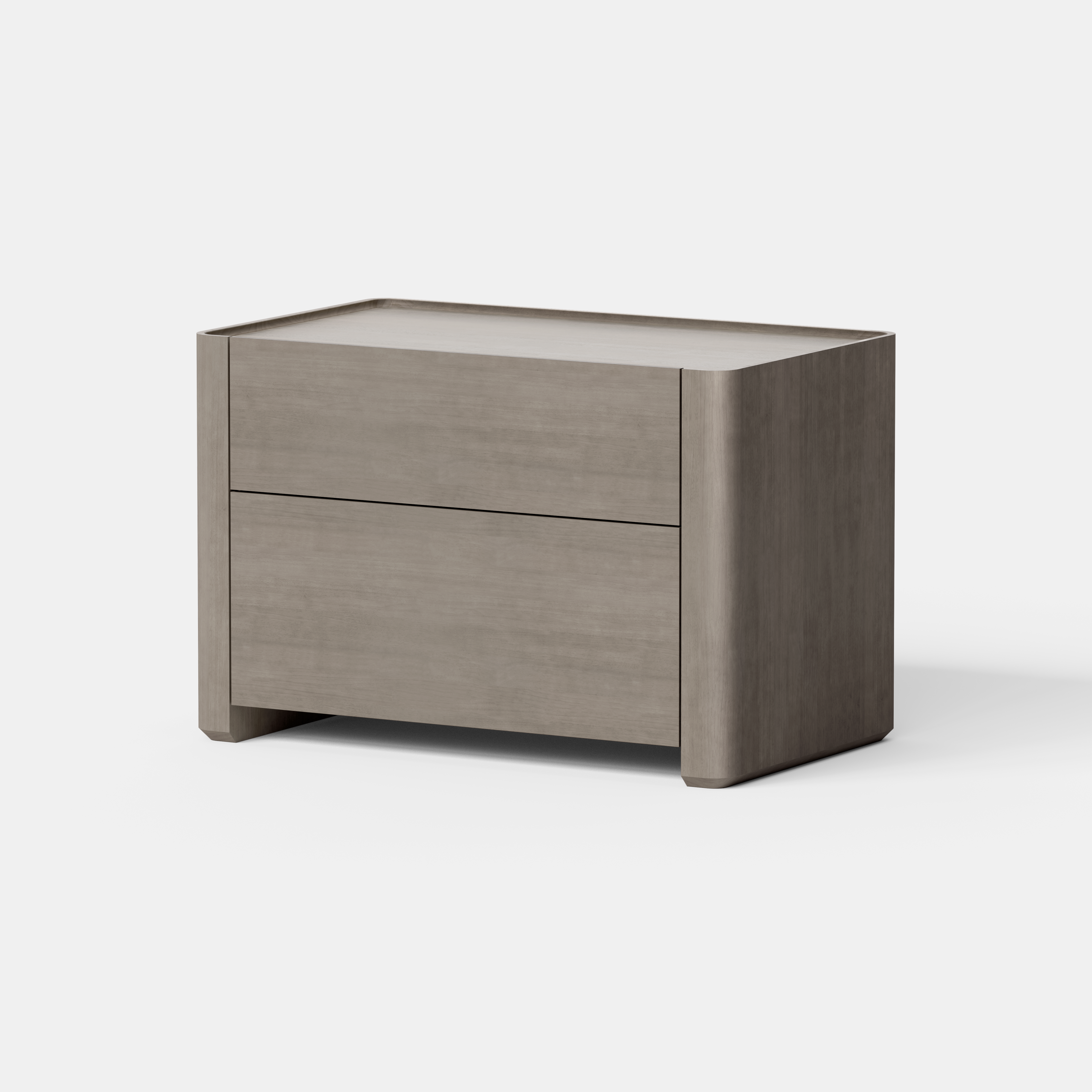 Grey / Individual / 2 Drawer