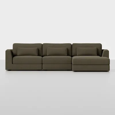 Dark Olive / Right Arm Chaise