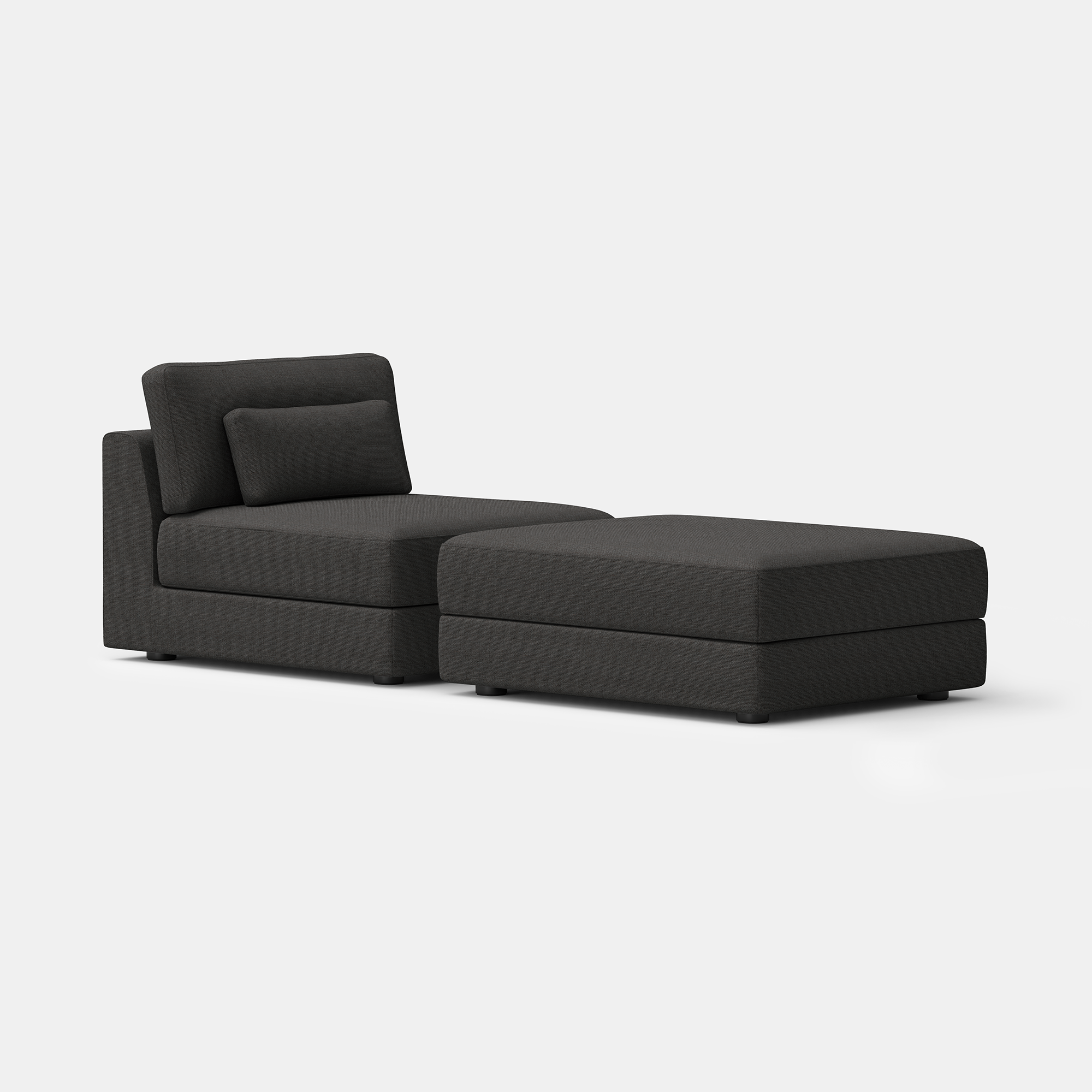 Carbon / Chair + Ottoman