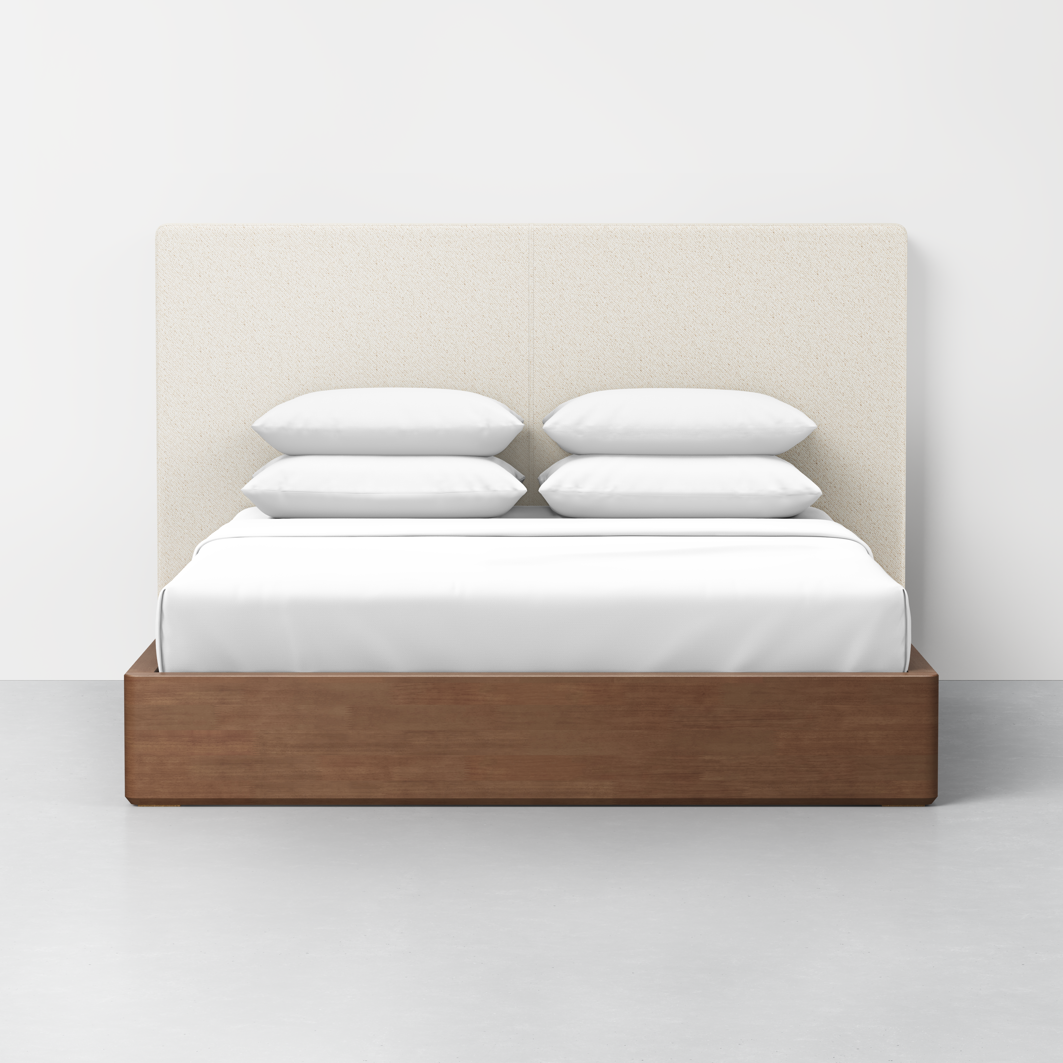 Queen / Ivory / Walnut