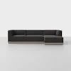 Essential Chaise Sectional - Right Arm Chaise / Carbon / Grey - 1
