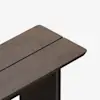 Pillar Bench (Espresso / 48 in) - Corner Detail