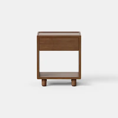 Walnut / Individual / Nightstand + Legs