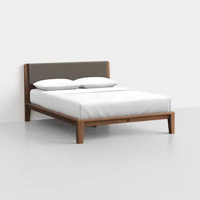 Queen / Heathered Mocha / Walnut