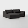 Signature Storage Sectional (2 Seat / Carbon) - Front