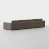 Signature Storage Sectional (4 Seat / Mocha) - Back Angled