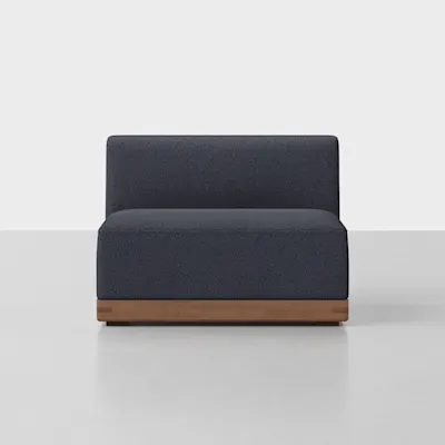 Dark Navy / Walnut / Armless
