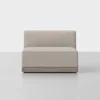 Essential Sectional Module (Armless / Natural / Grey) - Front