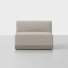 Essential Sectional Module (Armless / Natural / Grey) - Front