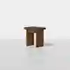 Pillar Stool Cushion (Charcoal) - Angled