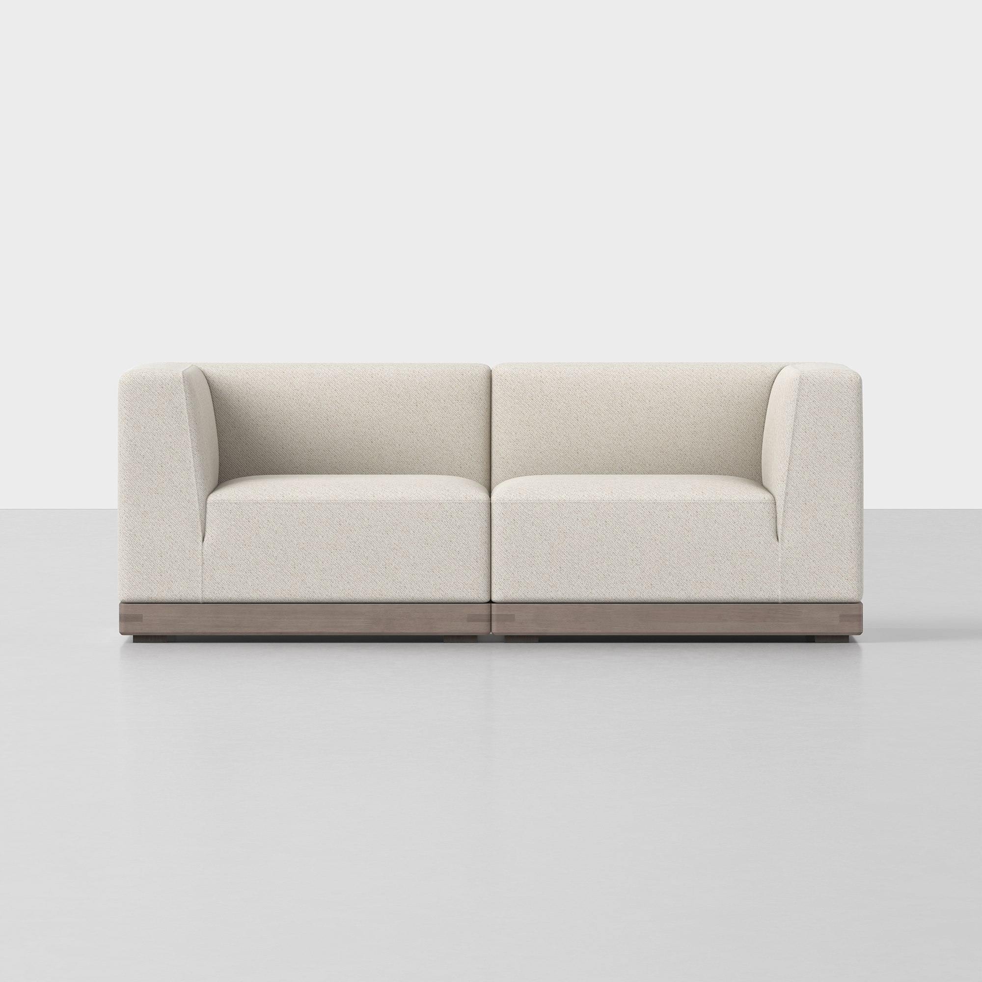 Ivory / Grey / 2 Seat