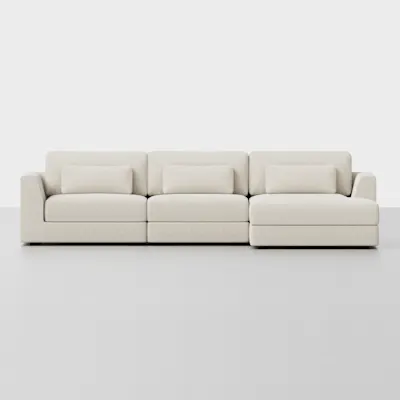 Ivory / Right Arm Chaise