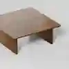 Pillar Coffee Table - Square / Walnut - 4