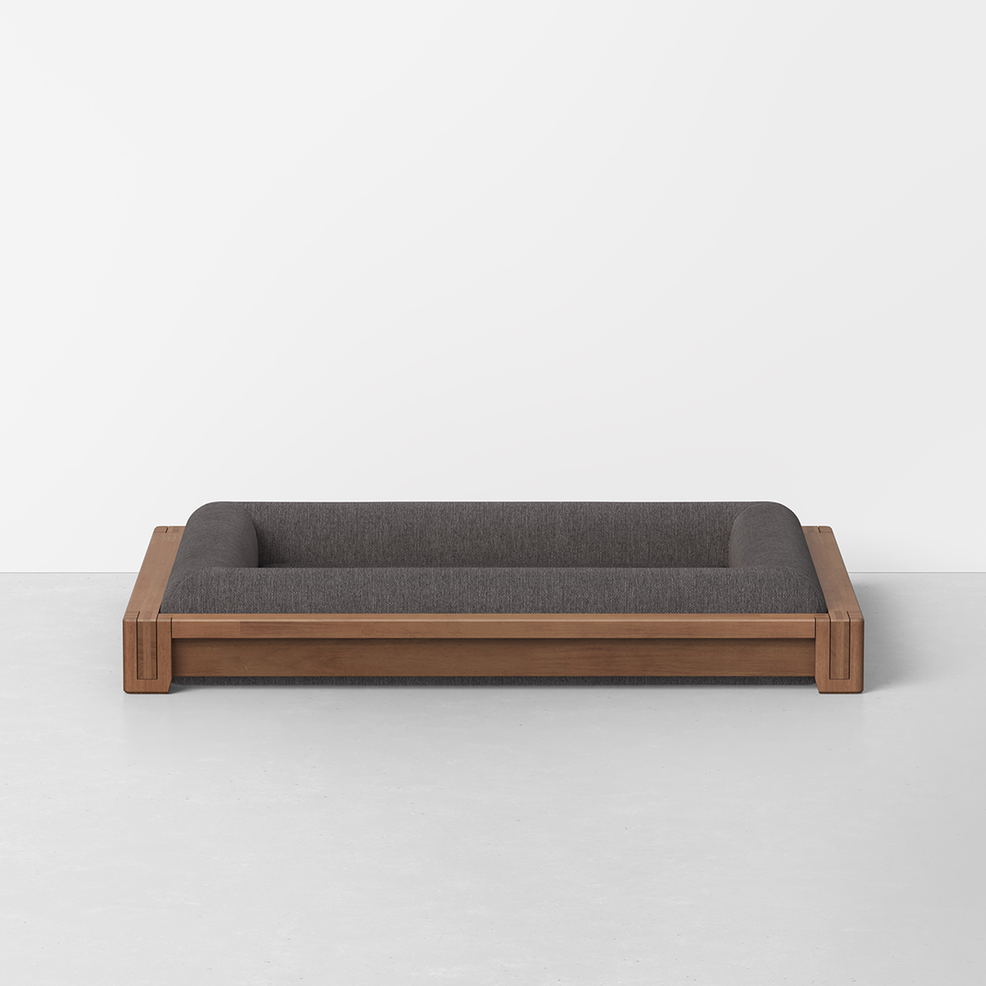 Small / Dark Charcoal / Walnut