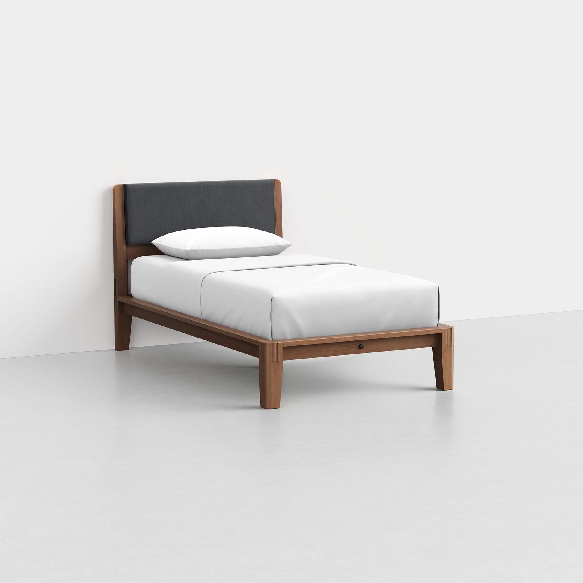 Twin / Charcoal / Walnut