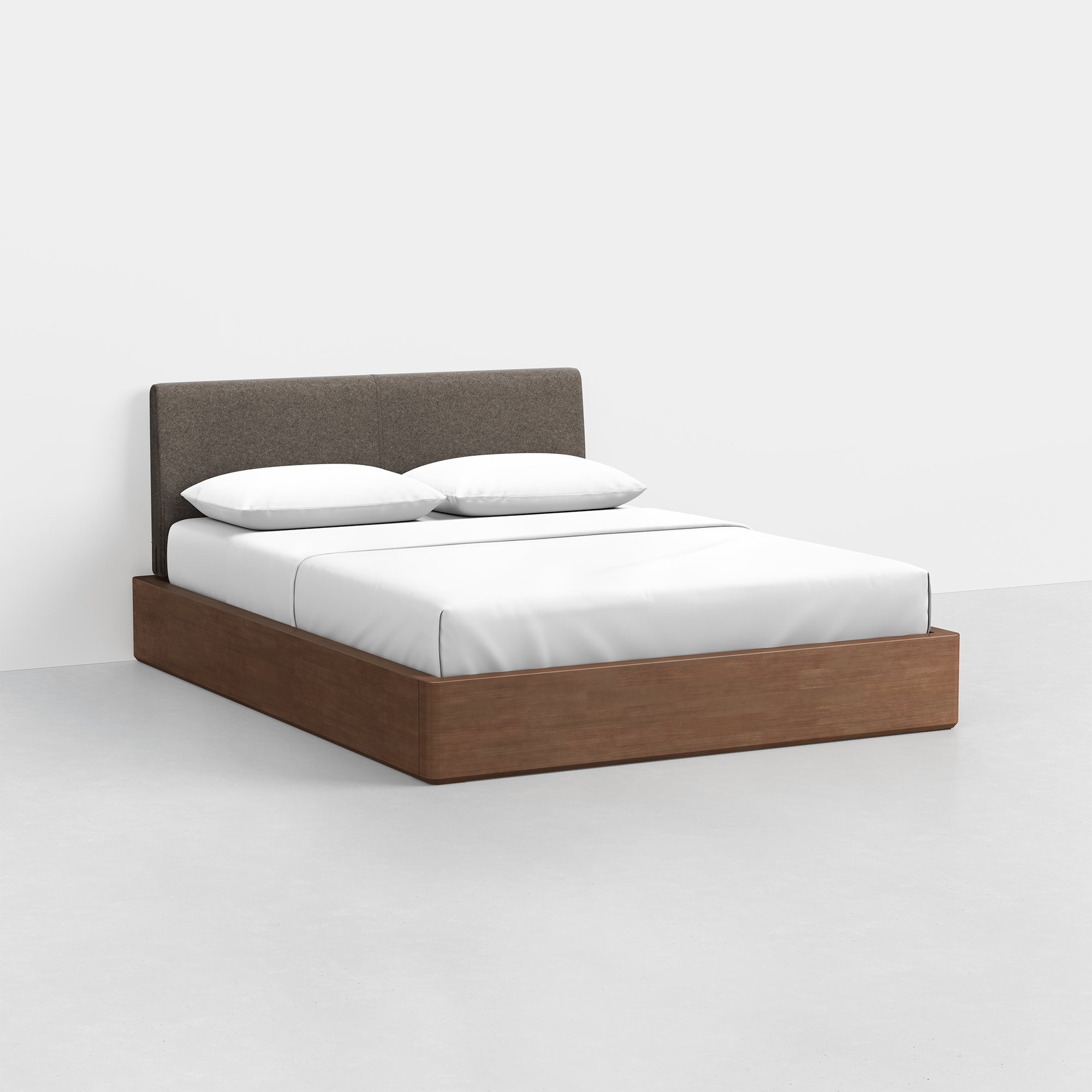 King / Heathered Mocha / Walnut