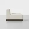 Essential Sectional Module (Armless / Ivory / Espresso) - Side