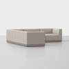 Essential Corner Sectional - Natural / Grey - 1