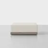 Essential Ottoman - Ivory / Grey - 1
