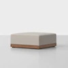 Essential Ottoman (Natural / Walnut) - 1