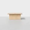 Pillar Coffee Table - Square / Natural - 3