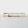 Essential U Chaise Sectional - Ivory / Natural - 1