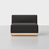 Essential Sectional Module (Armless / Carbon / Natural) - Front