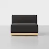 Essential Sectional Module (Armless / Carbon / Natural) - Front