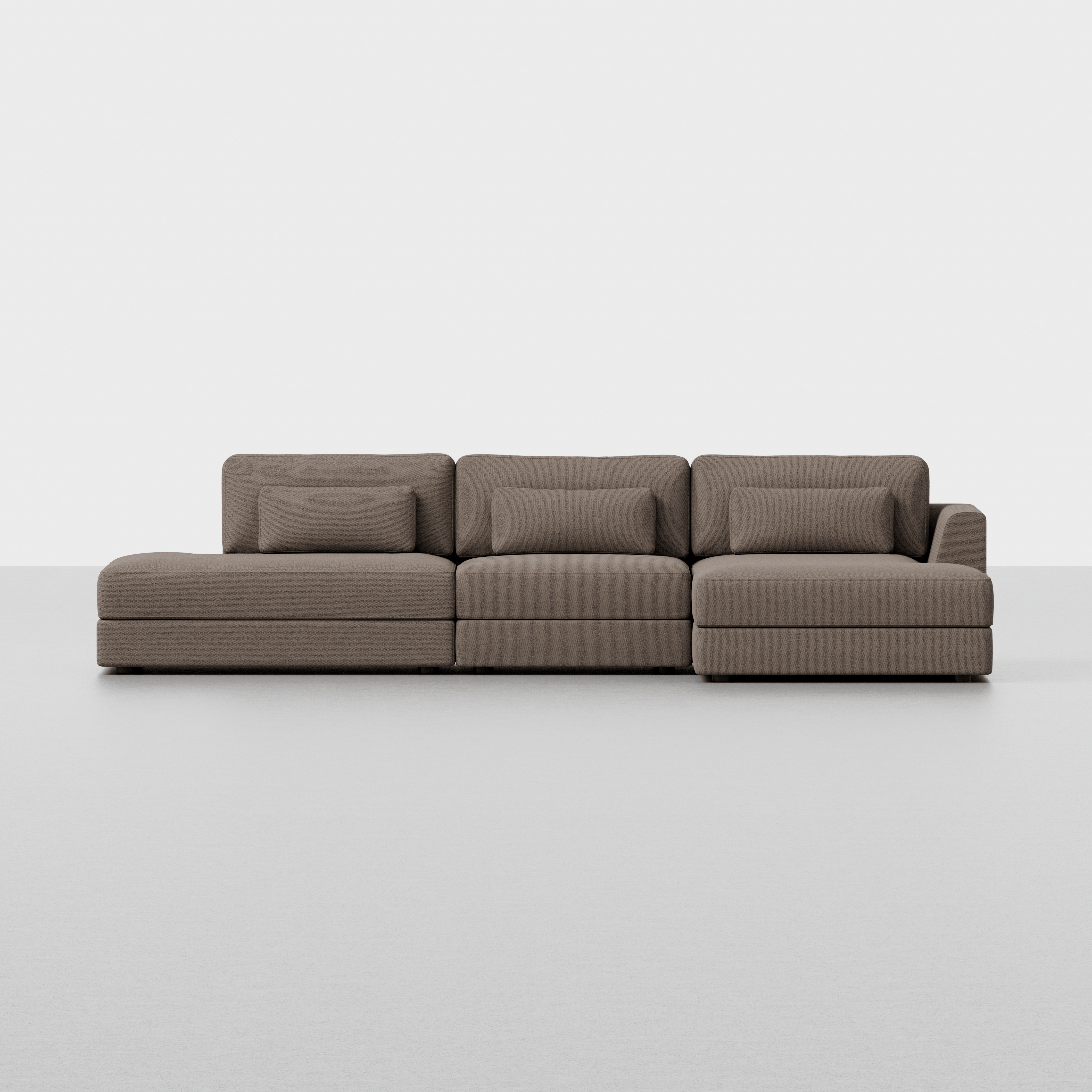 Mocha / Right Arm Chaise