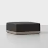 Essential Sectional Module (Ottoman / Carbon / Grey) - Back Angled