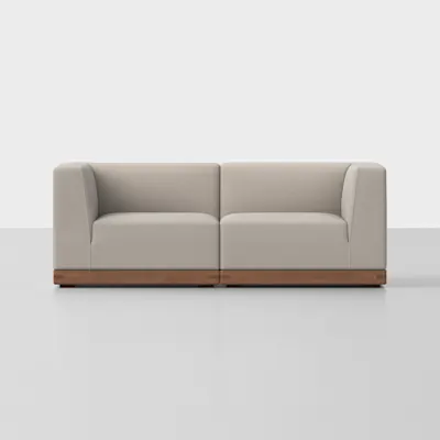 Natural / Walnut / 2 Seat