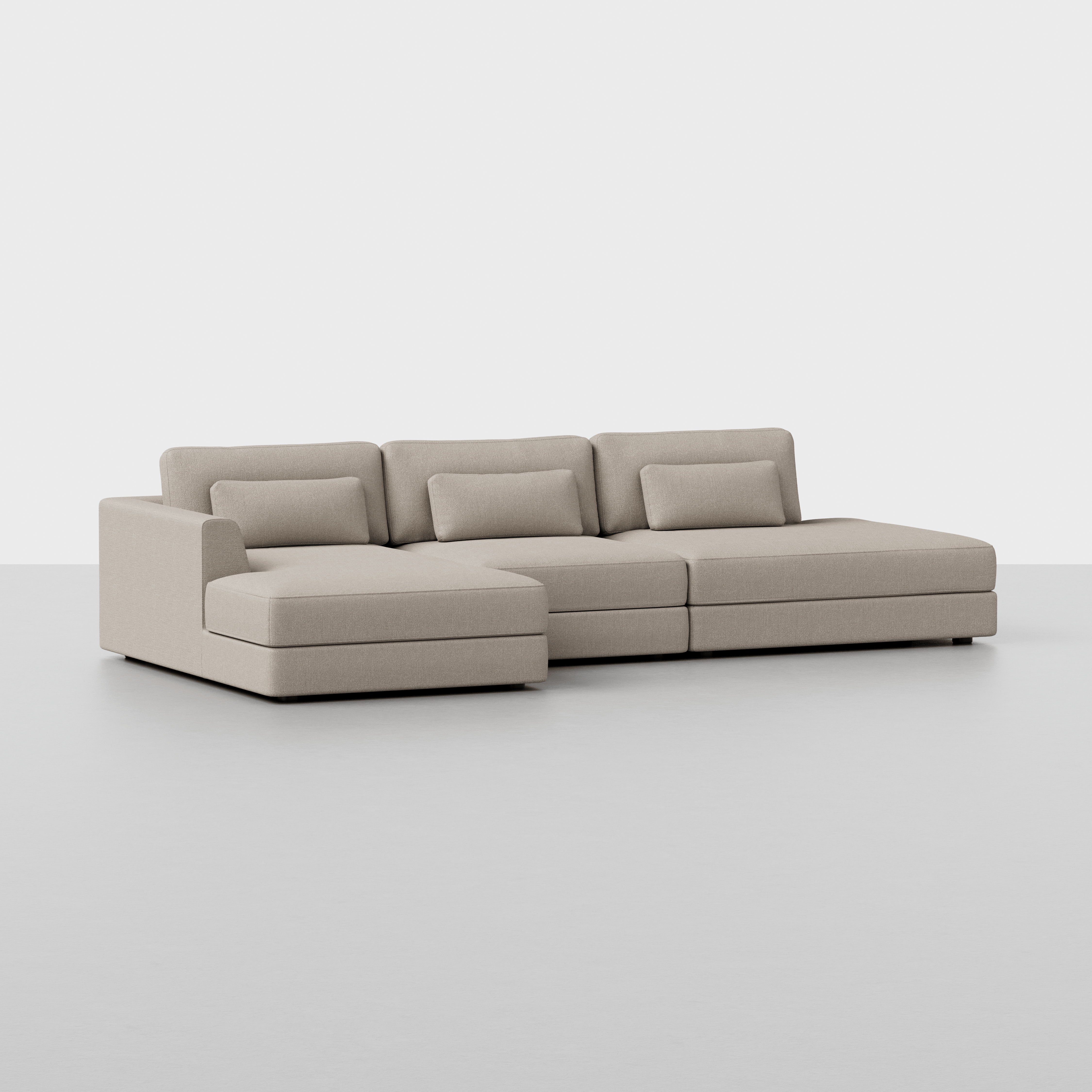 Natural / Left Arm Chaise