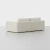 Signature Storage Sectional (2 Seat / Ivory) - Back Angled