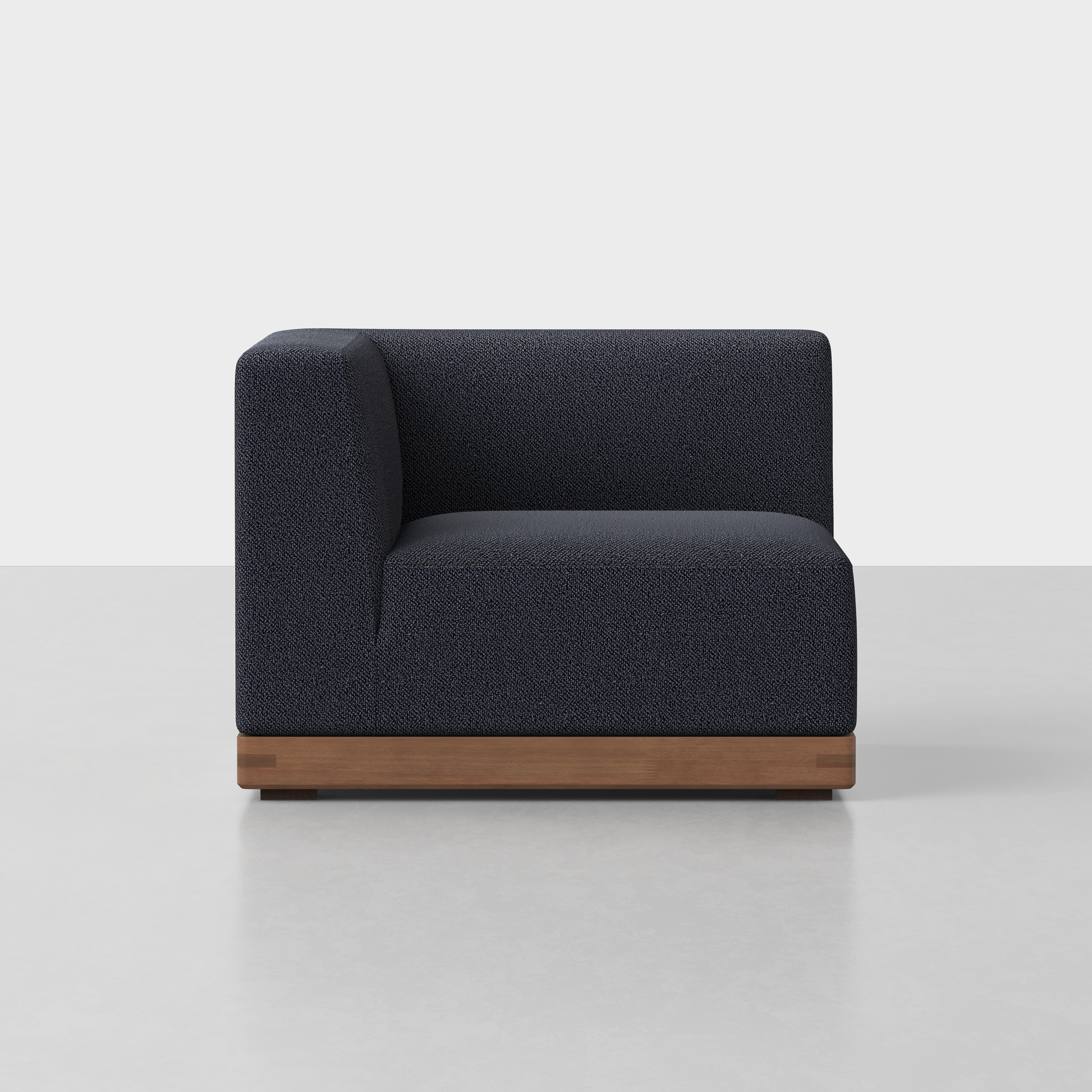Dark Navy / Walnut / Corner