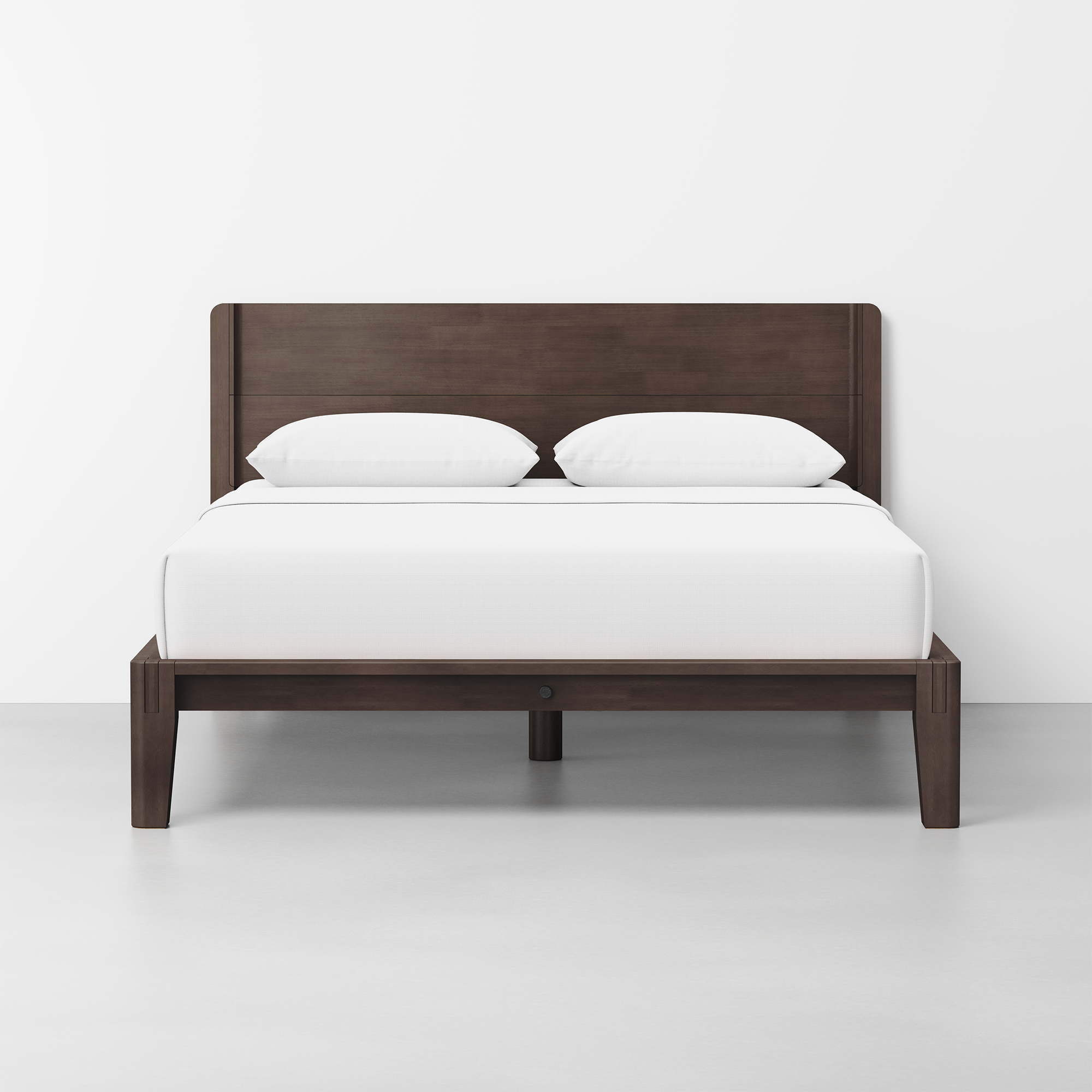 Espresso Cali King Bed The Bed with Headboard + Cushion - Beds | Thuma