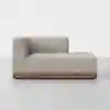 Essential Sectional Module (Right Arm Chaise / Natural / Walnut) - Side